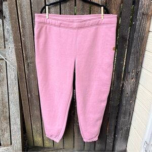 Carhartt Wm’s Relaxed Fit Jogger Sweatpants BN5510 NWT In Pink Sz 1X(16W-18W)
